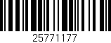 Código de barras (EAN, GTIN, SKU, ISBN): '25771177'