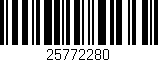 Código de barras (EAN, GTIN, SKU, ISBN): '25772280'