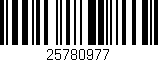 Código de barras (EAN, GTIN, SKU, ISBN): '25780977'