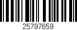 Código de barras (EAN, GTIN, SKU, ISBN): '25797659'