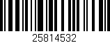 Código de barras (EAN, GTIN, SKU, ISBN): '25814532'