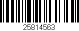 Código de barras (EAN, GTIN, SKU, ISBN): '25814563'