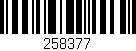 Código de barras (EAN, GTIN, SKU, ISBN): '258377'