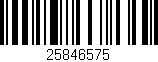 Código de barras (EAN, GTIN, SKU, ISBN): '25846575'
