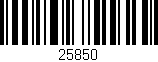Código de barras (EAN, GTIN, SKU, ISBN): '25850'