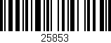 Código de barras (EAN, GTIN, SKU, ISBN): '25853'