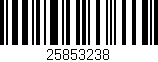 Código de barras (EAN, GTIN, SKU, ISBN): '25853238'