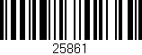 Código de barras (EAN, GTIN, SKU, ISBN): '25861'