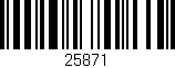 Código de barras (EAN, GTIN, SKU, ISBN): '25871'