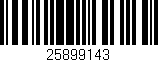 Código de barras (EAN, GTIN, SKU, ISBN): '25899143'