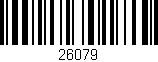 Código de barras (EAN, GTIN, SKU, ISBN): '26079'