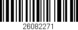 Código de barras (EAN, GTIN, SKU, ISBN): '26082271'