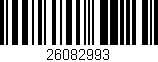 Código de barras (EAN, GTIN, SKU, ISBN): '26082993'