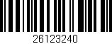 Código de barras (EAN, GTIN, SKU, ISBN): '26123240'