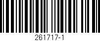 Código de barras (EAN, GTIN, SKU, ISBN): '261717-1'