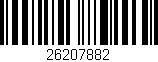 Código de barras (EAN, GTIN, SKU, ISBN): '26207882'