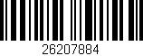 Código de barras (EAN, GTIN, SKU, ISBN): '26207884'