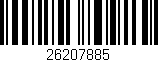 Código de barras (EAN, GTIN, SKU, ISBN): '26207885'