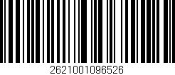 Código de barras (EAN, GTIN, SKU, ISBN): '2621001096526'
