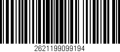 Código de barras (EAN, GTIN, SKU, ISBN): '2621199099194'
