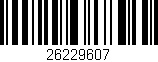 Código de barras (EAN, GTIN, SKU, ISBN): '26229607'