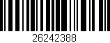 Código de barras (EAN, GTIN, SKU, ISBN): '26242388'