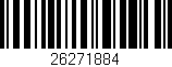 Código de barras (EAN, GTIN, SKU, ISBN): '26271884'