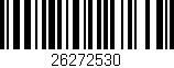 Código de barras (EAN, GTIN, SKU, ISBN): '26272530'