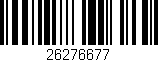 Código de barras (EAN, GTIN, SKU, ISBN): '26276677'