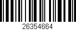 Código de barras (EAN, GTIN, SKU, ISBN): '26354664'