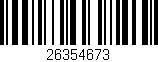 Código de barras (EAN, GTIN, SKU, ISBN): '26354673'