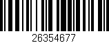Código de barras (EAN, GTIN, SKU, ISBN): '26354677'