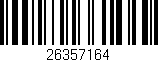 Código de barras (EAN, GTIN, SKU, ISBN): '26357164'
