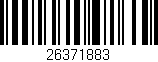 Código de barras (EAN, GTIN, SKU, ISBN): '26371883'