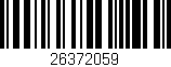 Código de barras (EAN, GTIN, SKU, ISBN): '26372059'