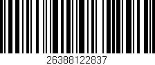 Código de barras (EAN, GTIN, SKU, ISBN): '26388122837'