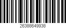 Código de barras (EAN, GTIN, SKU, ISBN): '26388649938'