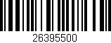 Código de barras (EAN, GTIN, SKU, ISBN): '26395500'