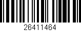 Código de barras (EAN, GTIN, SKU, ISBN): '26411464'