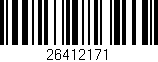 Código de barras (EAN, GTIN, SKU, ISBN): '26412171'