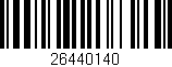 Código de barras (EAN, GTIN, SKU, ISBN): '26440140'