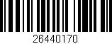 Código de barras (EAN, GTIN, SKU, ISBN): '26440170'