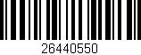 Código de barras (EAN, GTIN, SKU, ISBN): '26440550'
