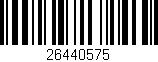 Código de barras (EAN, GTIN, SKU, ISBN): '26440575'