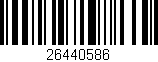 Código de barras (EAN, GTIN, SKU, ISBN): '26440586'