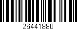 Código de barras (EAN, GTIN, SKU, ISBN): '26441880'