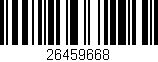 Código de barras (EAN, GTIN, SKU, ISBN): '26459668'