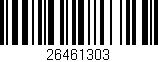 Código de barras (EAN, GTIN, SKU, ISBN): '26461303'
