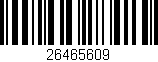 Código de barras (EAN, GTIN, SKU, ISBN): '26465609'