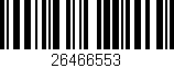 Código de barras (EAN, GTIN, SKU, ISBN): '26466553'